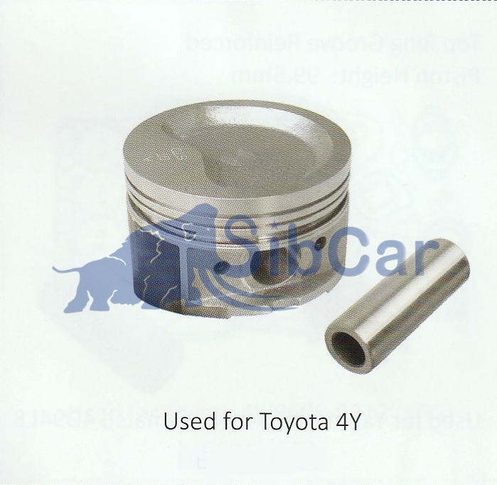 Поршень Toyota 4Y (0.5) (в комплекте 4 шт)