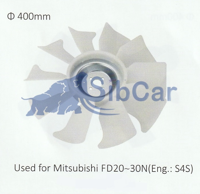 Крыльчатка вентилятора охлаждения Mitsubishi S4S, S4Q2