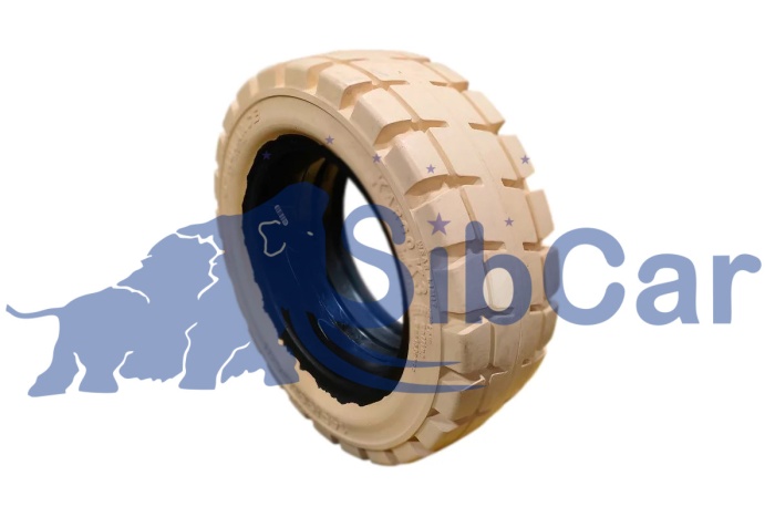 Шина цельнолитая с буртом 140/55-9/4.00 (К3) АДВАНС КАРГО 3 Easi-Fit Белые