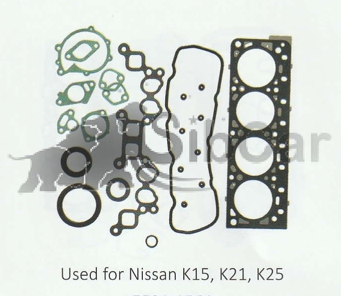 Комплект прокладок двигателя Nissan K15/K21/K25