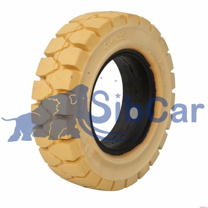 Шина цельнолитая 6.50-10/5.00 (OB503) Адванс STD WHITE белая
