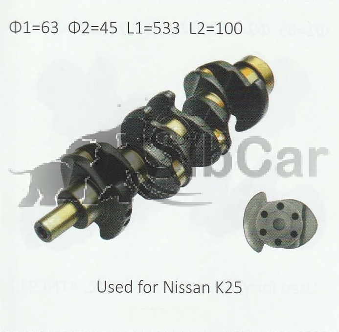 Вал коленчатый Nissan К25